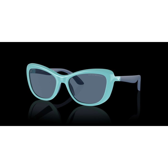 Óculos De Sol Para Crianças Emporio Armani Feminino Undefined Shiny Azure Dark Blue